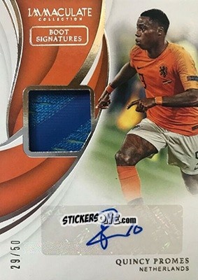 Figurina Quincy Promes - Immaculate Soccer 2018-2019 n. BS-QP - Panini
