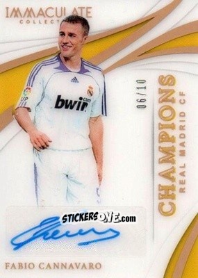 Cromo Fabio Cannavaro - Immaculate Soccer 2018-2019 n. CH-FC - Panini
