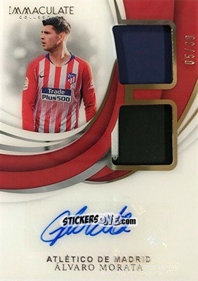 Figurina Alvaro Morata - Immaculate Soccer 2018-2019 n. DA-AMR - Panini