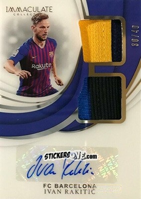 Figurina Ivan Rakitic - Immaculate Soccer 2018-2019 n. DA-IR - Panini