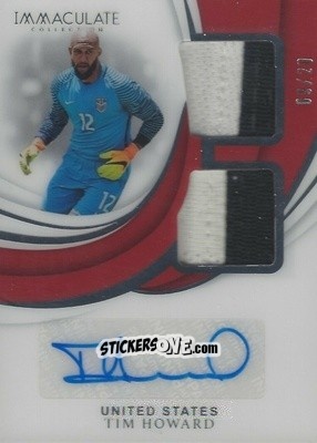Figurina Tim Howard - Immaculate Soccer 2018-2019 n. DA-TH - Panini