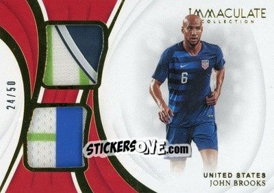 Figurina John Brooks - Immaculate Soccer 2018-2019 n. DP-JB - Panini