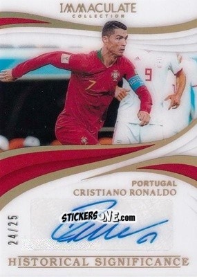 Figurina Cristiano Ronaldo - Immaculate Soccer 2018-2019 n. HS-CR7 - Panini