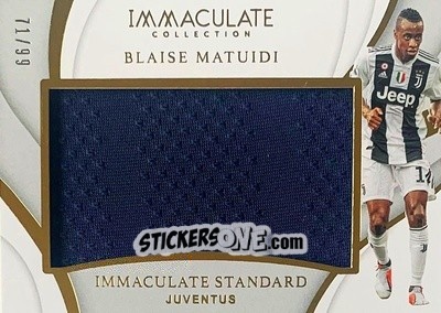 Cromo Blaise Matuidi - Immaculate Soccer 2018-2019 n. IS-BM - Panini