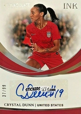 Figurina Crystal Dunn - Immaculate Soccer 2018-2019 n. I-CDN - Panini