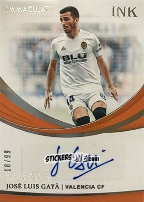 Figurina Jose Luis Gaya - Immaculate Soccer 2018-2019 n. I-JLG - Panini