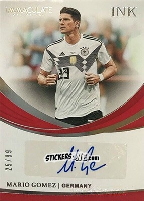 Cromo Mario Gomez - Immaculate Soccer 2018-2019 n. I-MGO - Panini