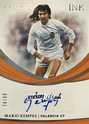 Sticker Mario Kempes - Immaculate Soccer 2018-2019 n. I-MK - Panini