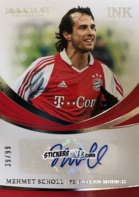Cromo Mehmet Scholl - Immaculate Soccer 2018-2019 n. I-MS - Panini