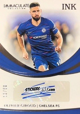 Figurina Olivier Giroud - Immaculate Soccer 2018-2019 n. I-OG - Panini