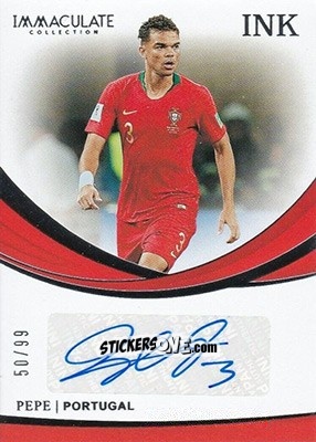 Figurina Pepe - Immaculate Soccer 2018-2019 n. I-PE - Panini