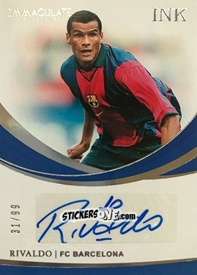 Figurina Rivaldo - Immaculate Soccer 2018-2019 n. I-RIV - Panini