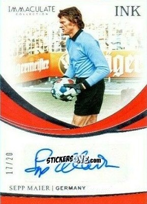 Sticker Sepp Maier - Immaculate Soccer 2018-2019 n. I-SM - Panini
