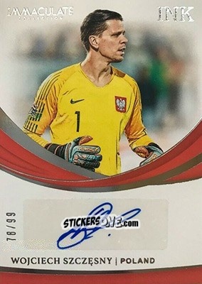Figurina Wojciech Szczesny - Immaculate Soccer 2018-2019 n. I-WSZ - Panini