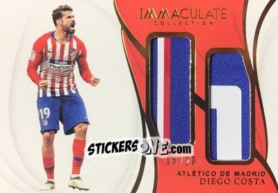Figurina Diego Costa - Immaculate Soccer 2018-2019 n. JD-DC - Panini