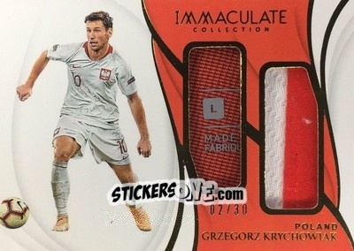 Figurina Grzegorz Krychowiak - Immaculate Soccer 2018-2019 n. JD-GK - Panini