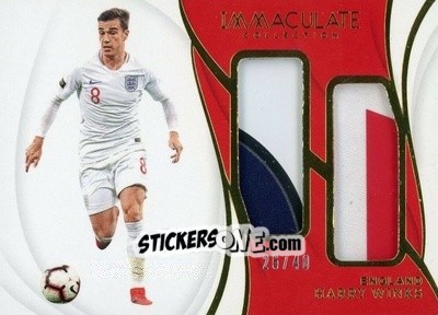 Sticker Harry Winks - Immaculate Soccer 2018-2019 n. JD-HW - Panini