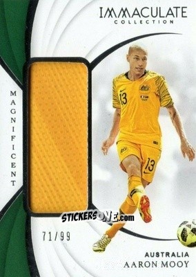 Figurina Aaron Mooy - Immaculate Soccer 2018-2019 n. MA-AM - Panini