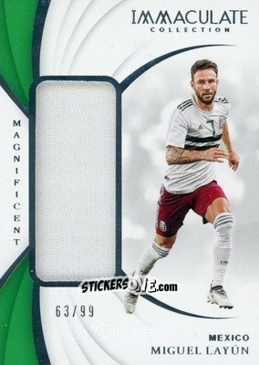 Figurina Miguel Layun - Immaculate Soccer 2018-2019 n. MA-MLA - Panini