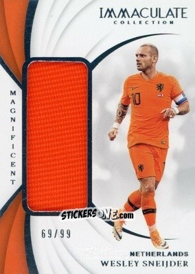 Figurina Wesley Sneijder - Immaculate Soccer 2018-2019 n. MA-WS - Panini