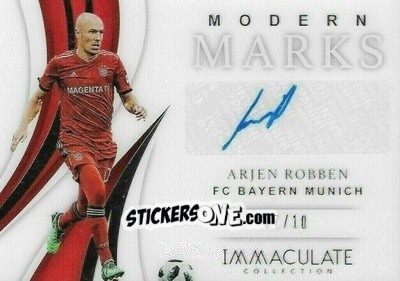 Figurina Arjen Robben - Immaculate Soccer 2018-2019 n. MM-AR - Panini
