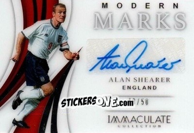 Figurina Alan Shearer - Immaculate Soccer 2018-2019 n. MM-AS - Panini