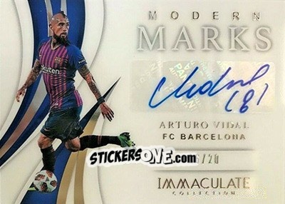 Cromo Arturo Vidal - Immaculate Soccer 2018-2019 n. MM-AV - Panini