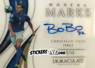 Cromo Christian Vieri - Immaculate Soccer 2018-2019 n. MM-CV - Panini