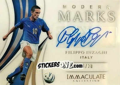 Cromo Filippo Inzaghi - Immaculate Soccer 2018-2019 n. MM-FI - Panini