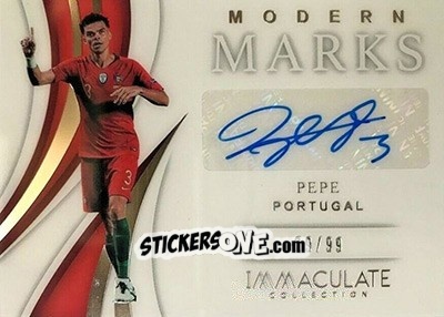 Figurina Pepe - Immaculate Soccer 2018-2019 n. MM-PP - Panini