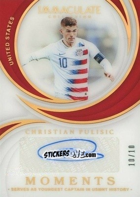 Cromo Christian Pulisic - Immaculate Soccer 2018-2019 n. MO-CP - Panini