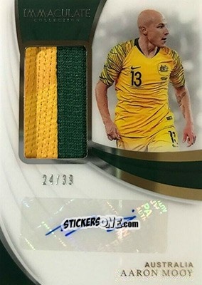 Figurina Aaron Mooy - Immaculate Soccer 2018-2019 n. PA-AM - Panini