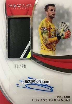 Cromo Lukasz Fabianski - Immaculate Soccer 2018-2019 n. PA-LF - Panini