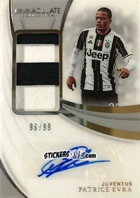 Cromo Patrice Evra - Immaculate Soccer 2018-2019 n. PA-PE - Panini