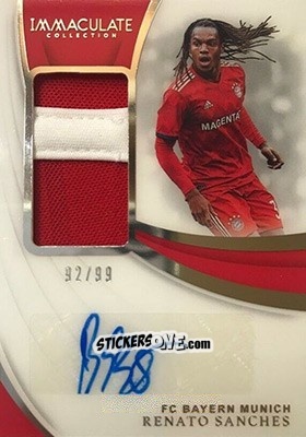 Figurina Renato Sanches - Immaculate Soccer 2018-2019 n. PA-RS - Panini