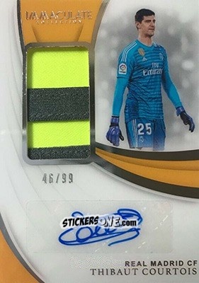 Figurina Thibaut Courtois - Immaculate Soccer 2018-2019 n. PA-TC - Panini