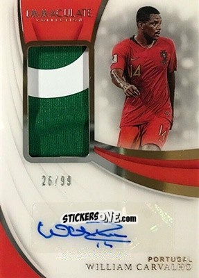 Figurina William Carvalho - Immaculate Soccer 2018-2019 n. PA-WC - Panini