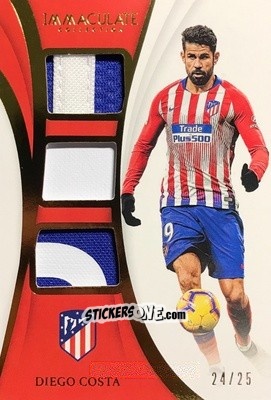 Figurina Diego Costa - Immaculate Soccer 2018-2019 n. PT-DC - Panini
