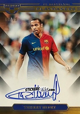 Cromo Thierry Henry - Immaculate Soccer 2018-2019 n. P-TH - Panini