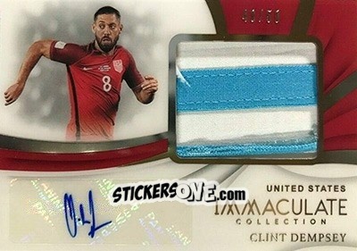 Cromo Clint Dempsey - Immaculate Soccer 2018-2019 n. PP-CD - Panini