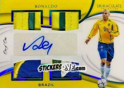Figurina Ronaldo - Immaculate Soccer 2018-2019 n. QP-RO - Panini