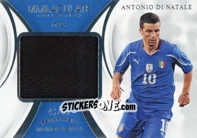 Cromo Antonio Di Natale - Immaculate Soccer 2018-2019 n. RM-AND - Panini