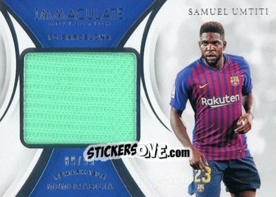 Sticker Samuel Umtiti - Immaculate Soccer 2018-2019 n. RM-SU - Panini