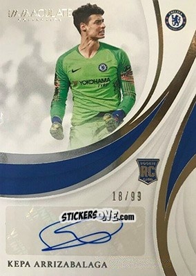 Cromo Kepa Arrizabalaga - Immaculate Soccer 2018-2019 n. RA-KA - Panini