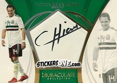 Cromo Javier Hernandez - Immaculate Soccer 2018-2019 n. SS-JH - Panini