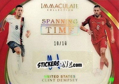 Cromo Clint Dempsey - Immaculate Soccer 2018-2019 n. ST-CD - Panini