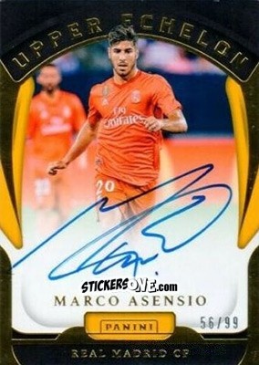 Figurina Marco Asensio - Immaculate Soccer 2018-2019 n. UE-MA - Panini