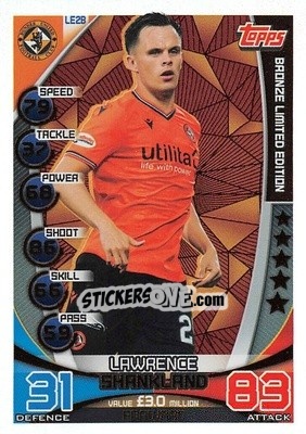 Cromo Lawrence Shankland - SPFL 2019-2020. Match Attax n. LE2B - Topps