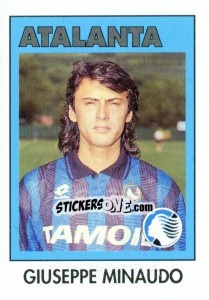 Cromo Giuseppe Minaudo - Calcio Flash 1993 n. 27 - Euroflash