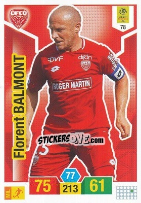 Cromo Florent Balmont - FOOT 2019-2020. Adrenalyn XL n. 78 - Panini